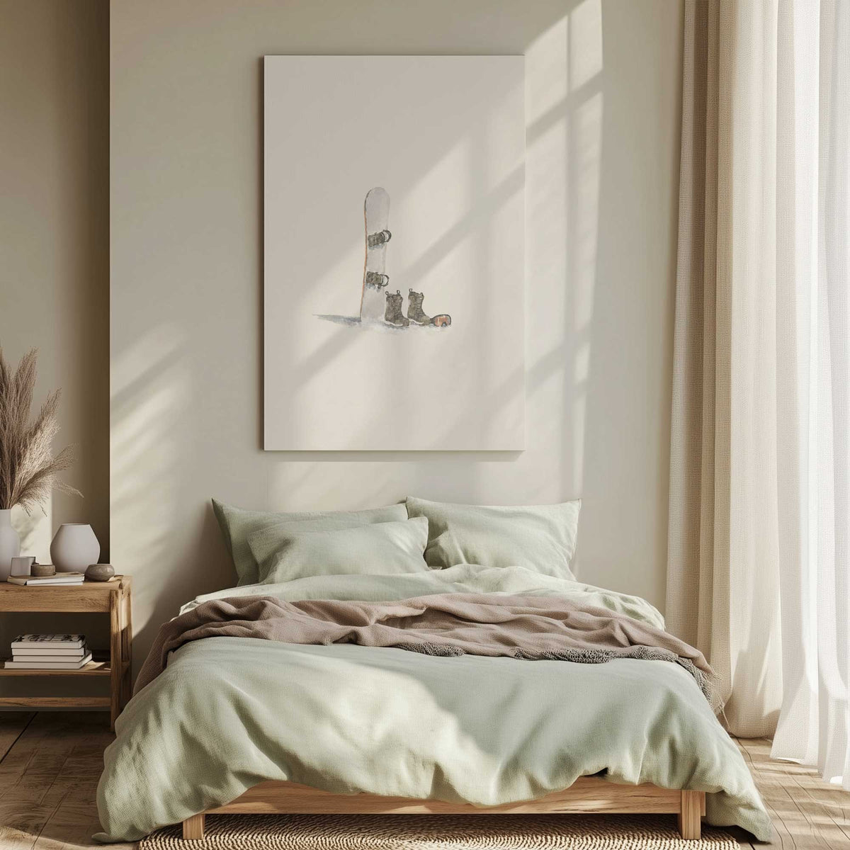 Picture of art in a room