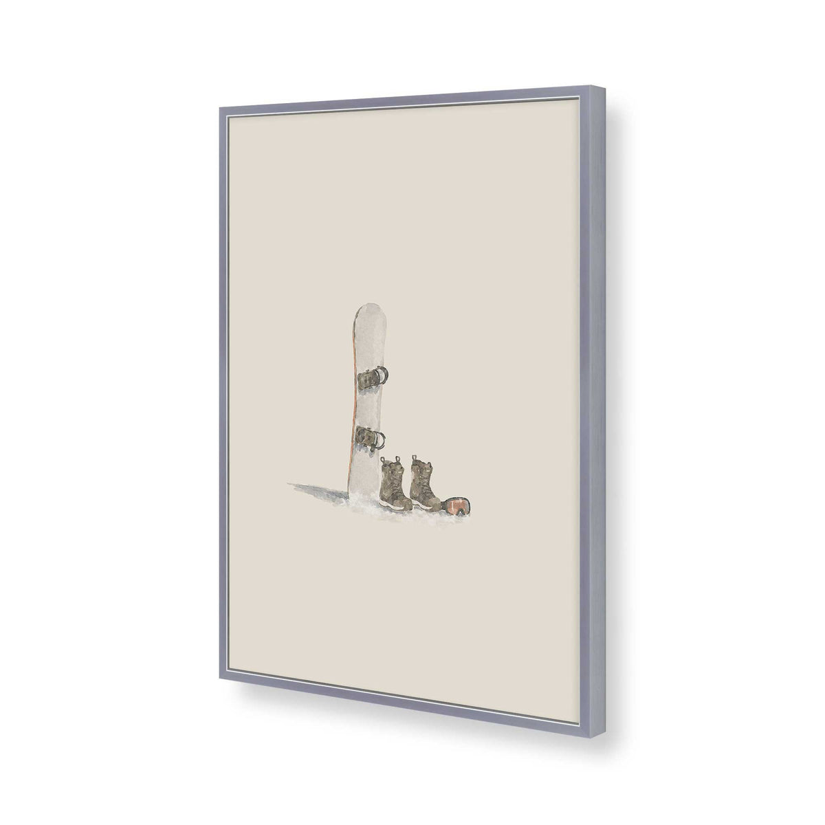 [Color:Polished Chrome], Picture of art in a Polished Chrome frame of the corner