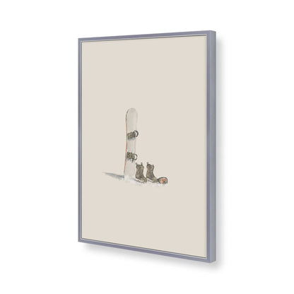 [Color:Polished Chrome], Picture of art in a Polished Chrome frame of the corner