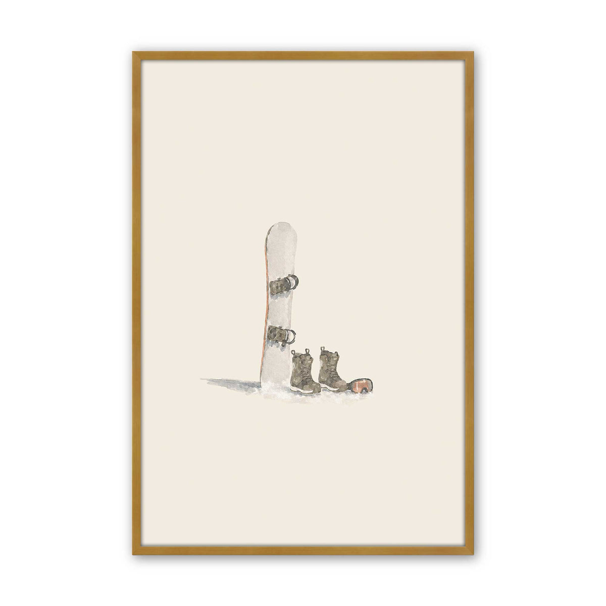 [Color:Polished Gold], Picture of art in a Polished Gold frame