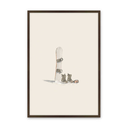 [Color:Belvinder Brown], Picture of art in a Belvinder Brown frame