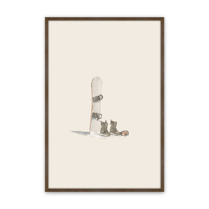 [Color:Walnut], Picture of art in a Walnut frame