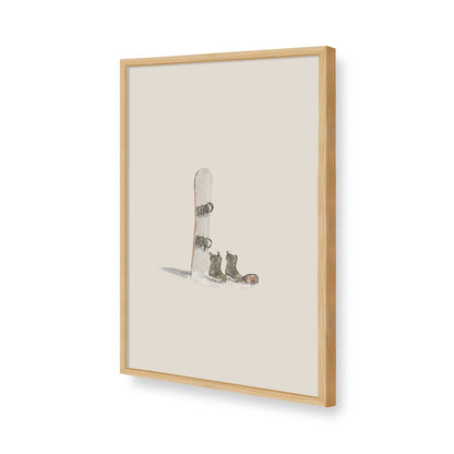 [Color:American Maple], Picture of art in a American Maple frame of the corner