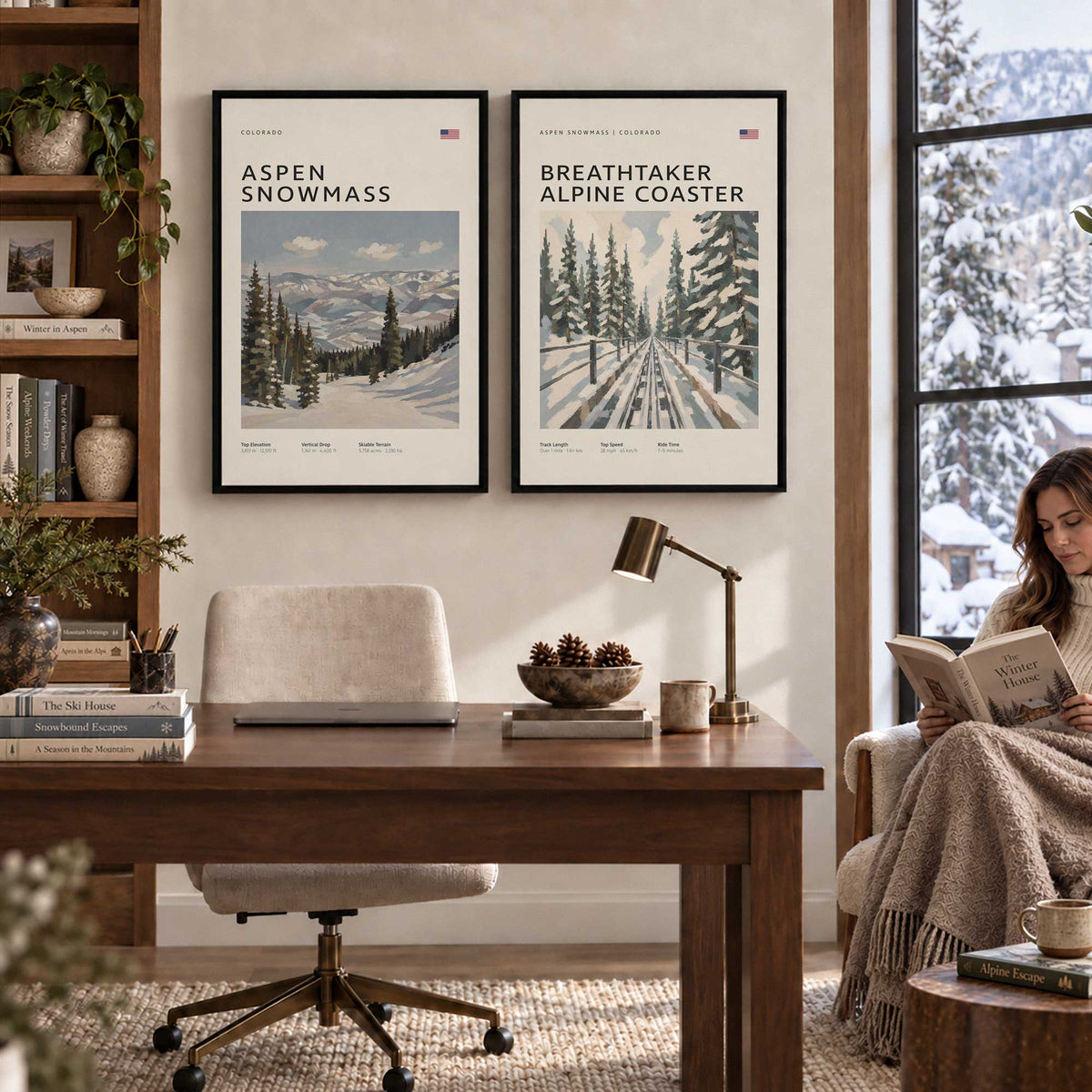 [Color:American Maple], Picture of art in a American Maple frame