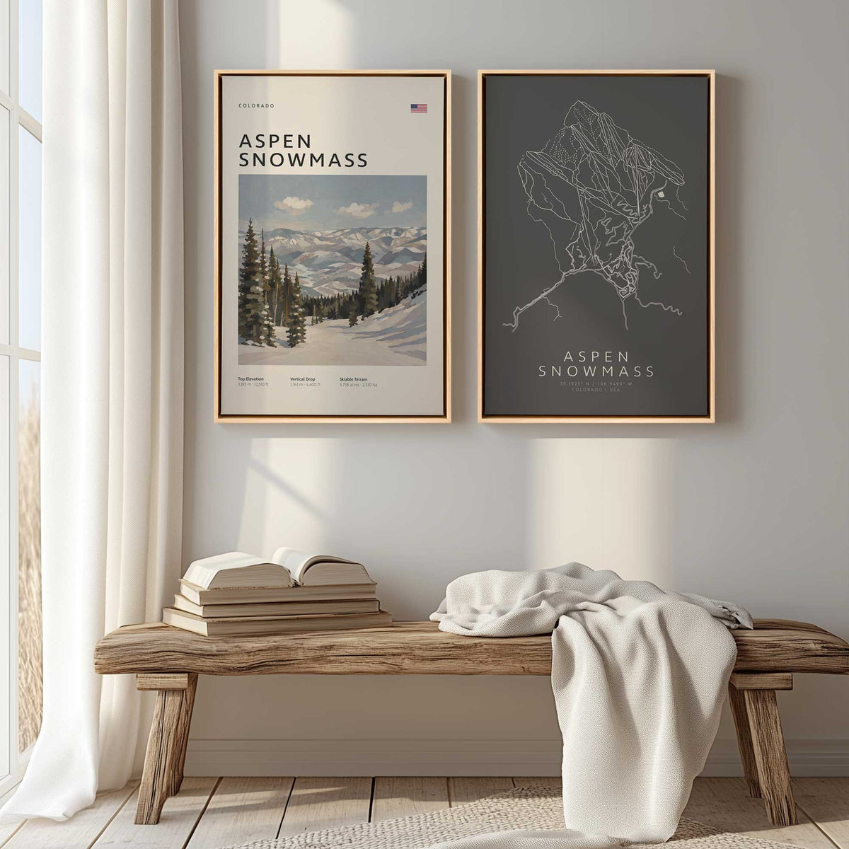 [Color:Opaque White], Picture of art in a White frame