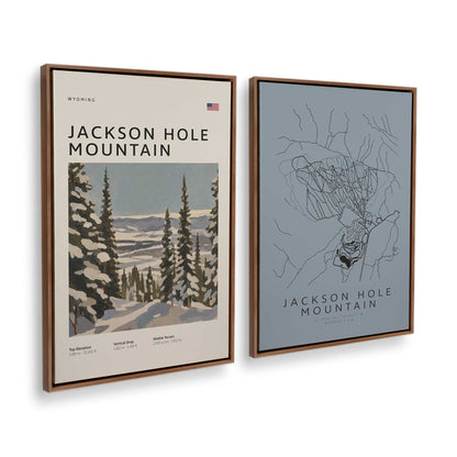 [Color:Walnut], Picture of art in a Walnut frame at an angle