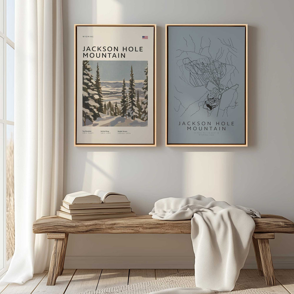 [Color:Satin Black], Picture of art in a Satin Black frame