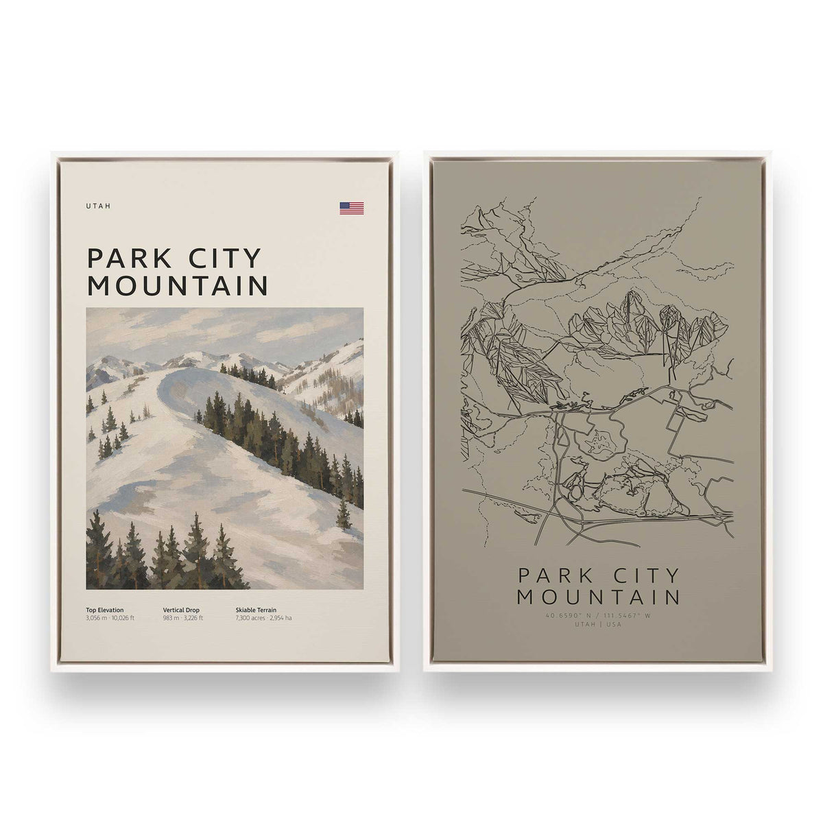 [Color:Opaque White], Picture of art in a White frame