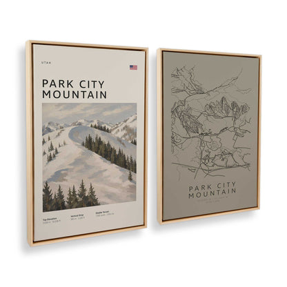 [Color:American Maple], Picture of art in a American Maple frame at an angle