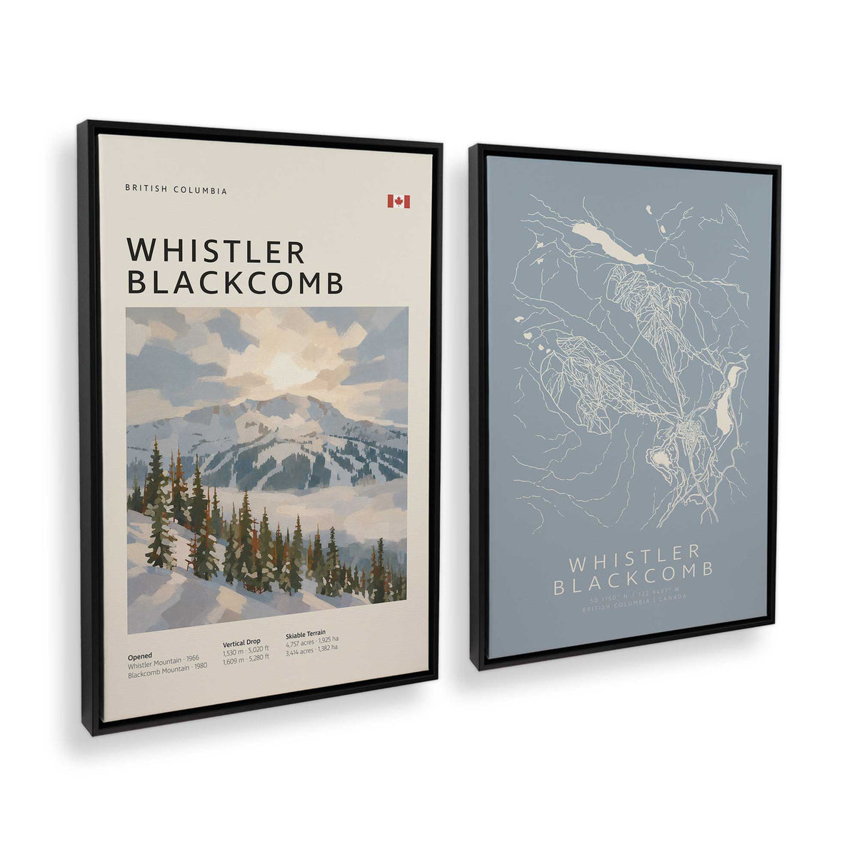 [Color:Satin Black], Picture of art in a Satin Black frame at an angle