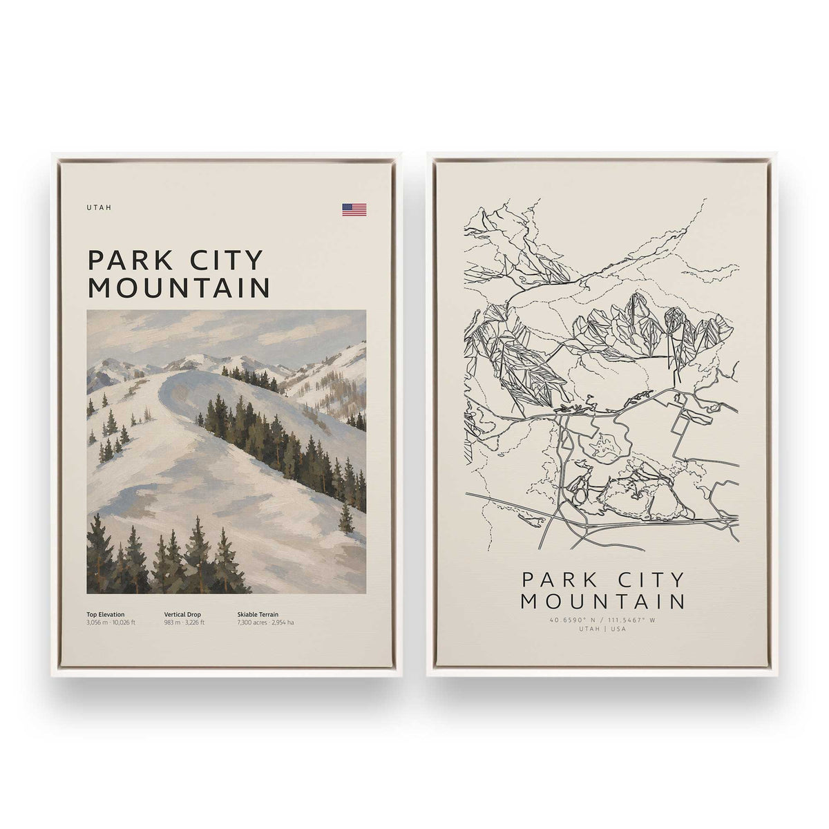 [Color:Opaque White], Picture of art in a White frame
