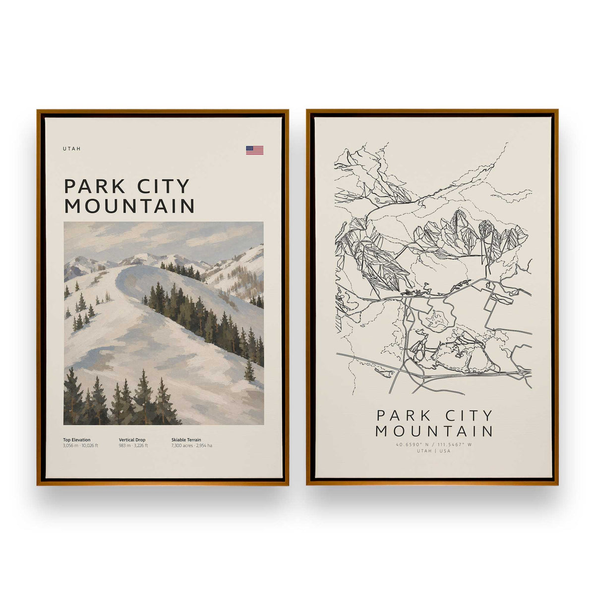 [Color:Polished Gold], Picture of art in a Polished Gold frame