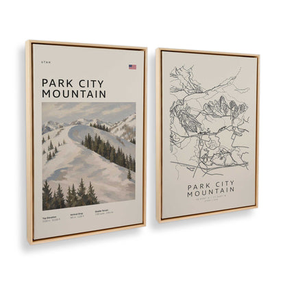 [Color:American Maple], Picture of art in a American Maple frame at an angle