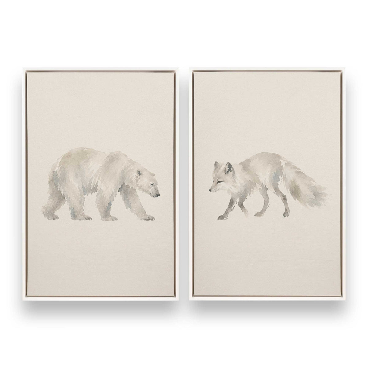 [Color:Opaque White], Picture of art in a White frame