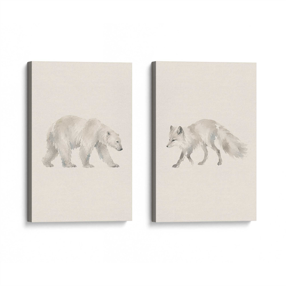 [Color:Stretched Canvas], Picture of art at an angle