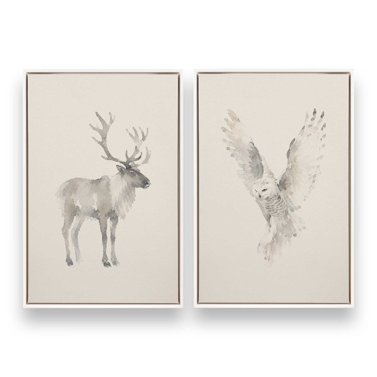[Color:Opaque White], Picture of art in a White frame