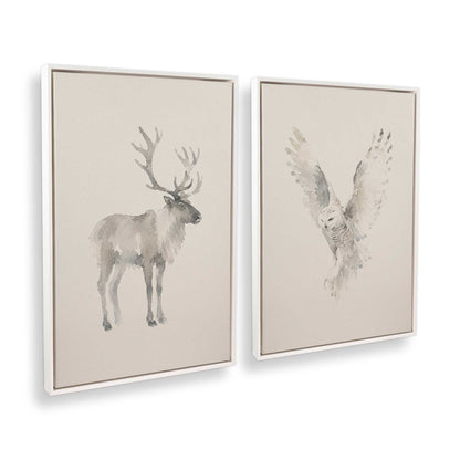 [Color:Opaque White], Picture of art in a White frame at an angle