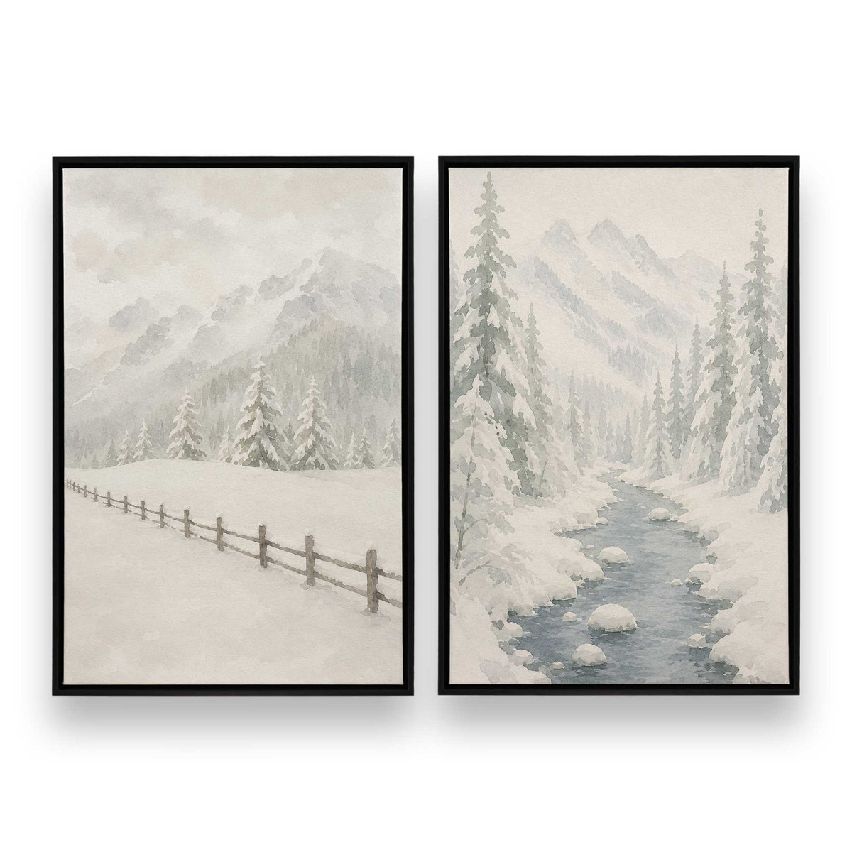 [Color:Satin Black], Picture of art in a Satin Black frame