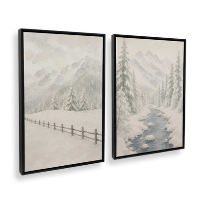 [Color:Satin Black], Picture of art in a Satin Black frame at an angle