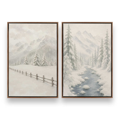 [Color:Walnut], Picture of art in a Walnut frame