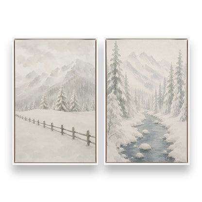 [Color:Opaque White], Picture of art in a White frame