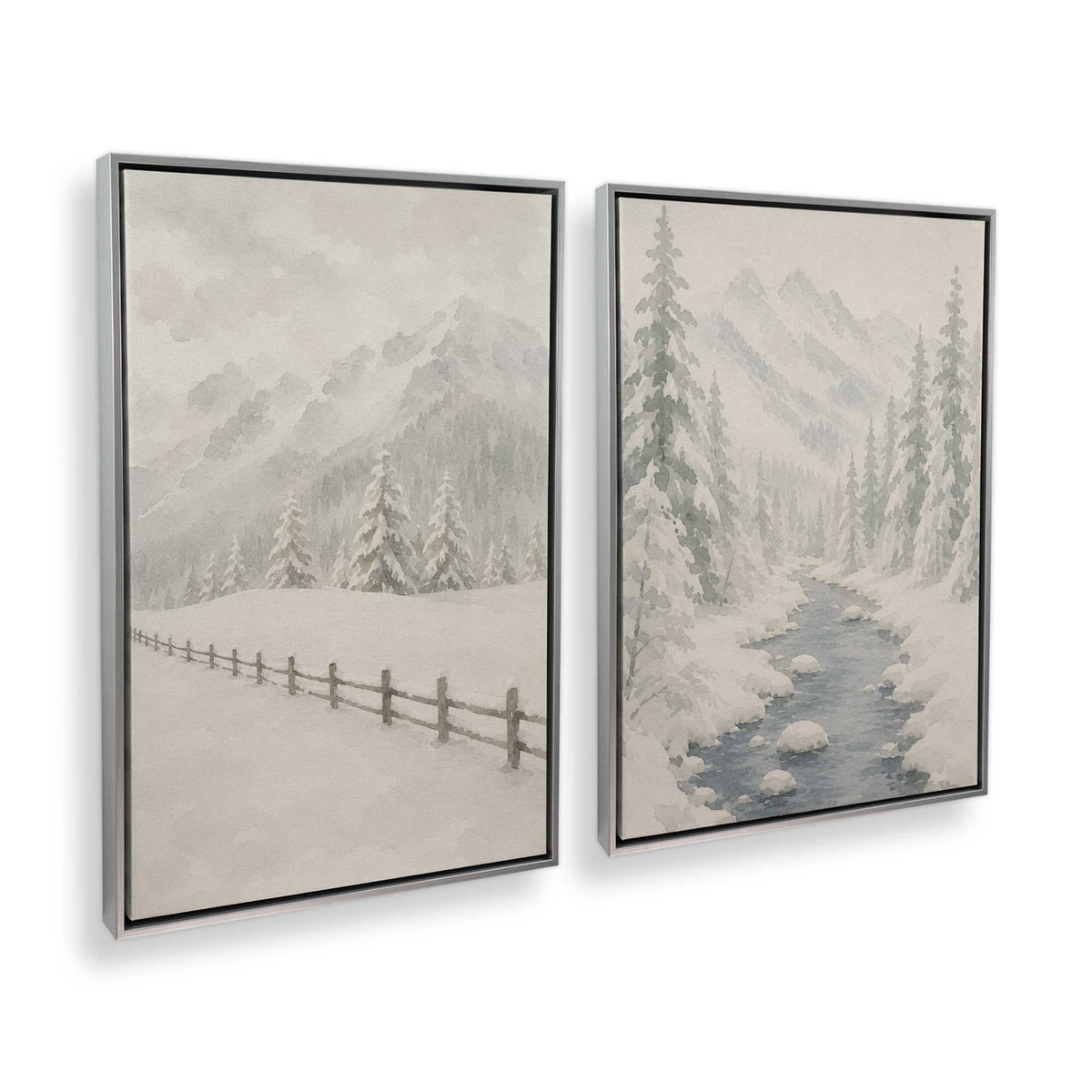 [Color:Polished Chrome], Picture of art in a Polished Chrome frame at an angle