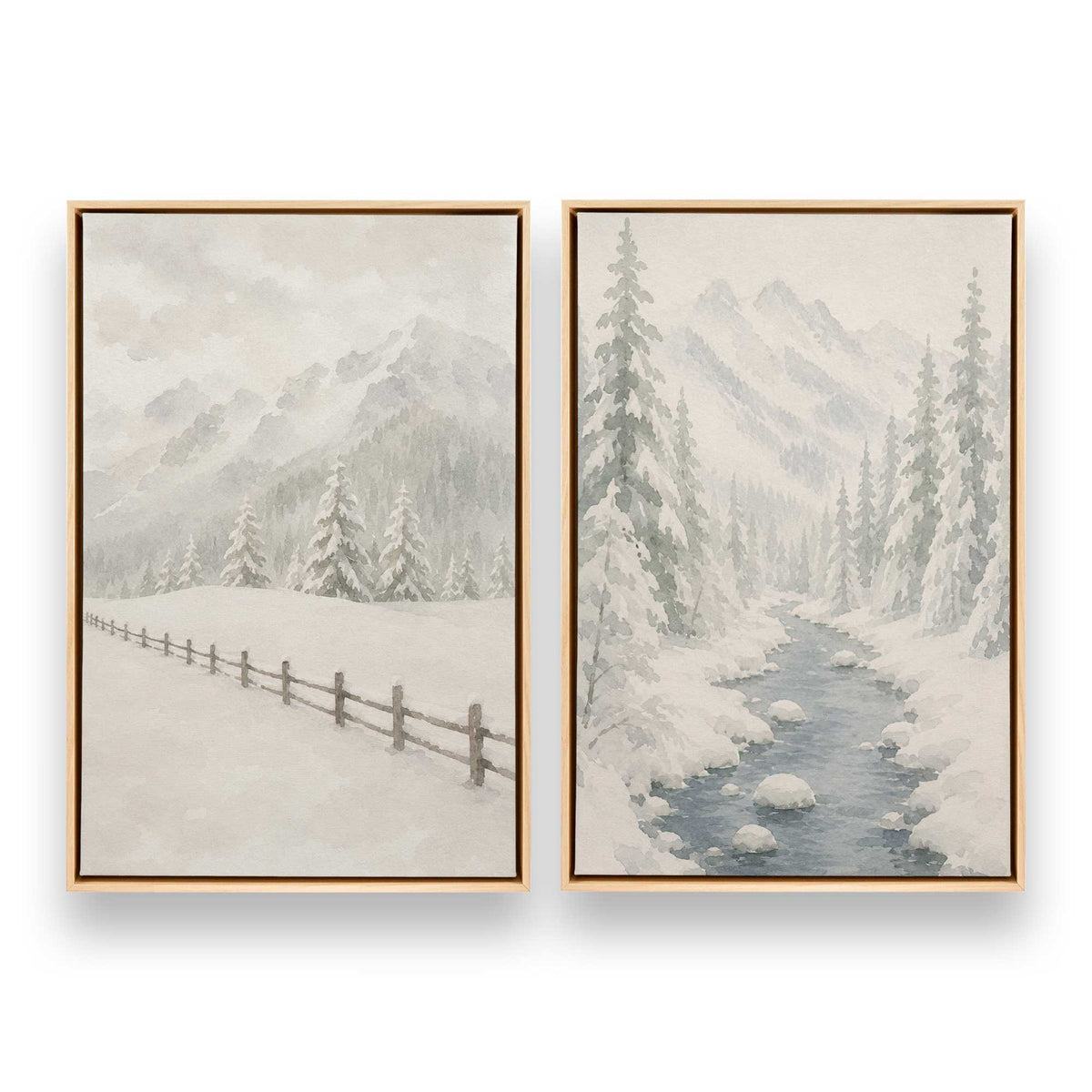 [Color:American Maple], Picture of art in a American Maple frame