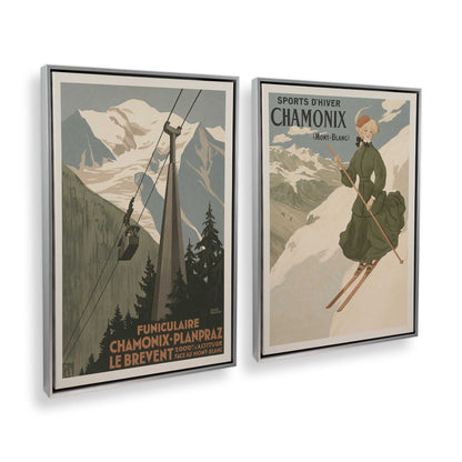 [Color:Polished Chrome], Picture of art in a Polished Chrome frame at an angle