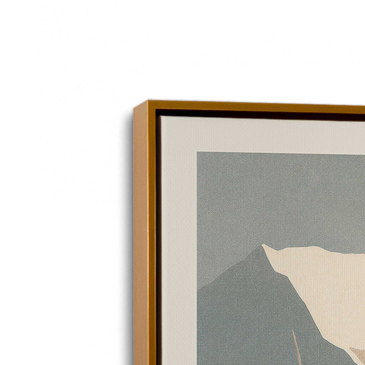 [Color:Polished Gold], Picture of the corner of the art