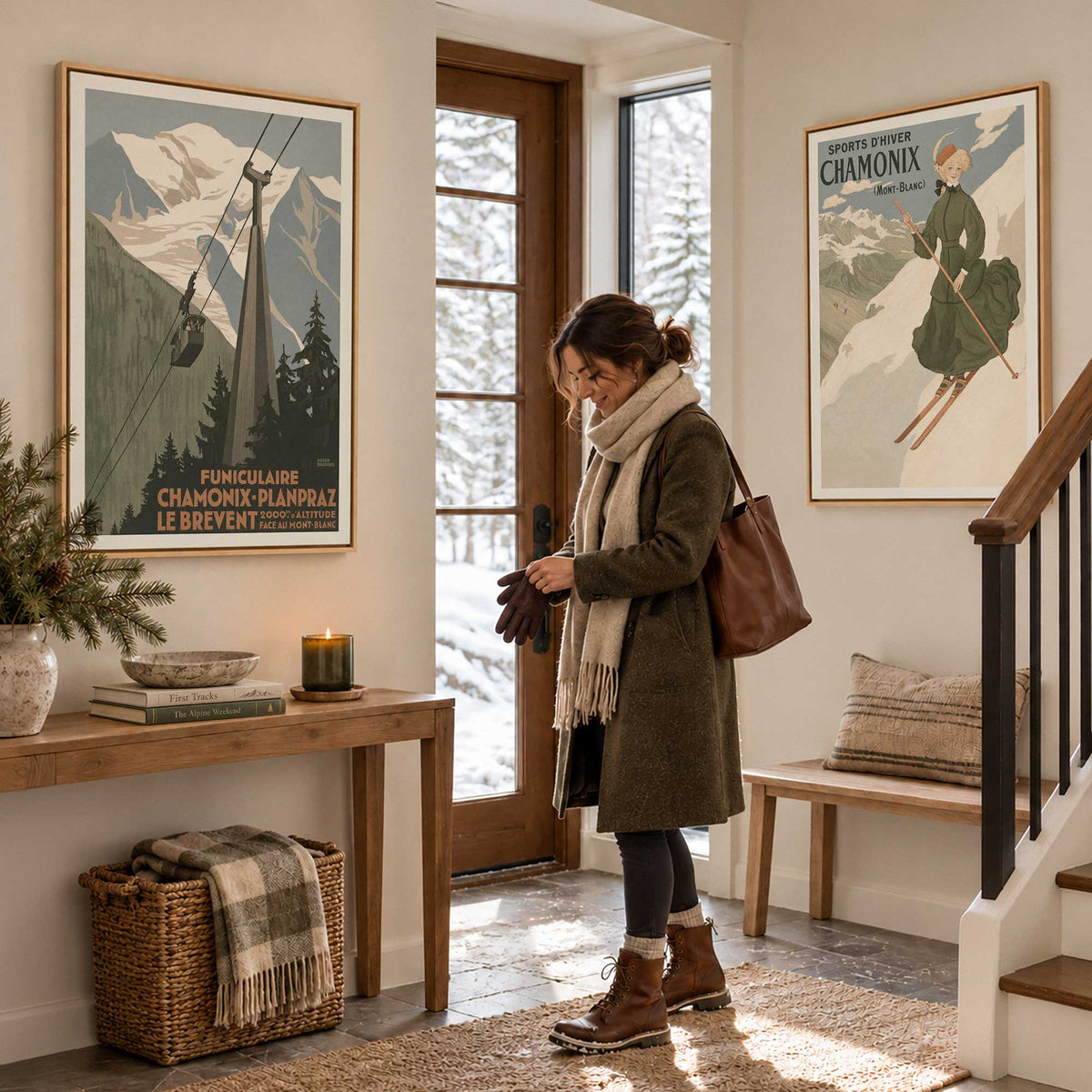 [Color:American Maple], Picture of art in a American Maple frame