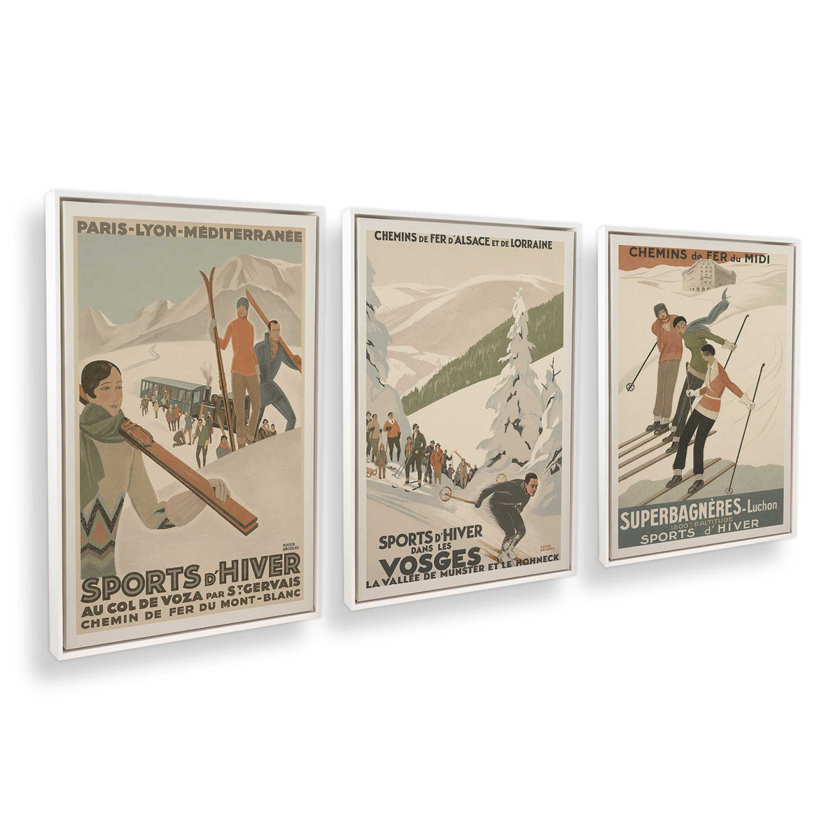 [Color:Opaque White], Picture of art in a White frame at an angle