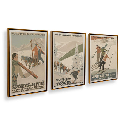 [Color:Polished Gold], Picture of art in a Polished Gold frame at an angle
