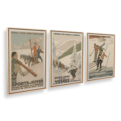 [Color:American Maple], Picture of art in an American Maple frame at an angle