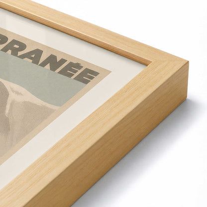 [Color:American Maple], Picture of art in an American Maple frame of the corner