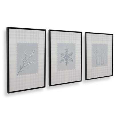 [Color:Satin Black], Picture of art in a Satin Black frame at an angle