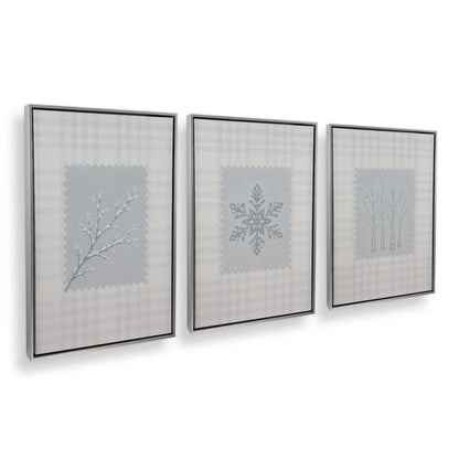 [Color:Polished Chrome], Picture of art in a Polished Chrome frame at an angle