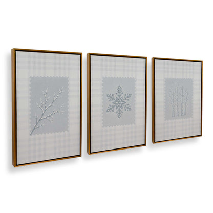[Color:Polished Gold], Picture of art in a Polished Gold frame at an angle