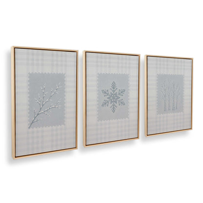 [Color:American Maple], Picture of art in an American Maple frame at an angle