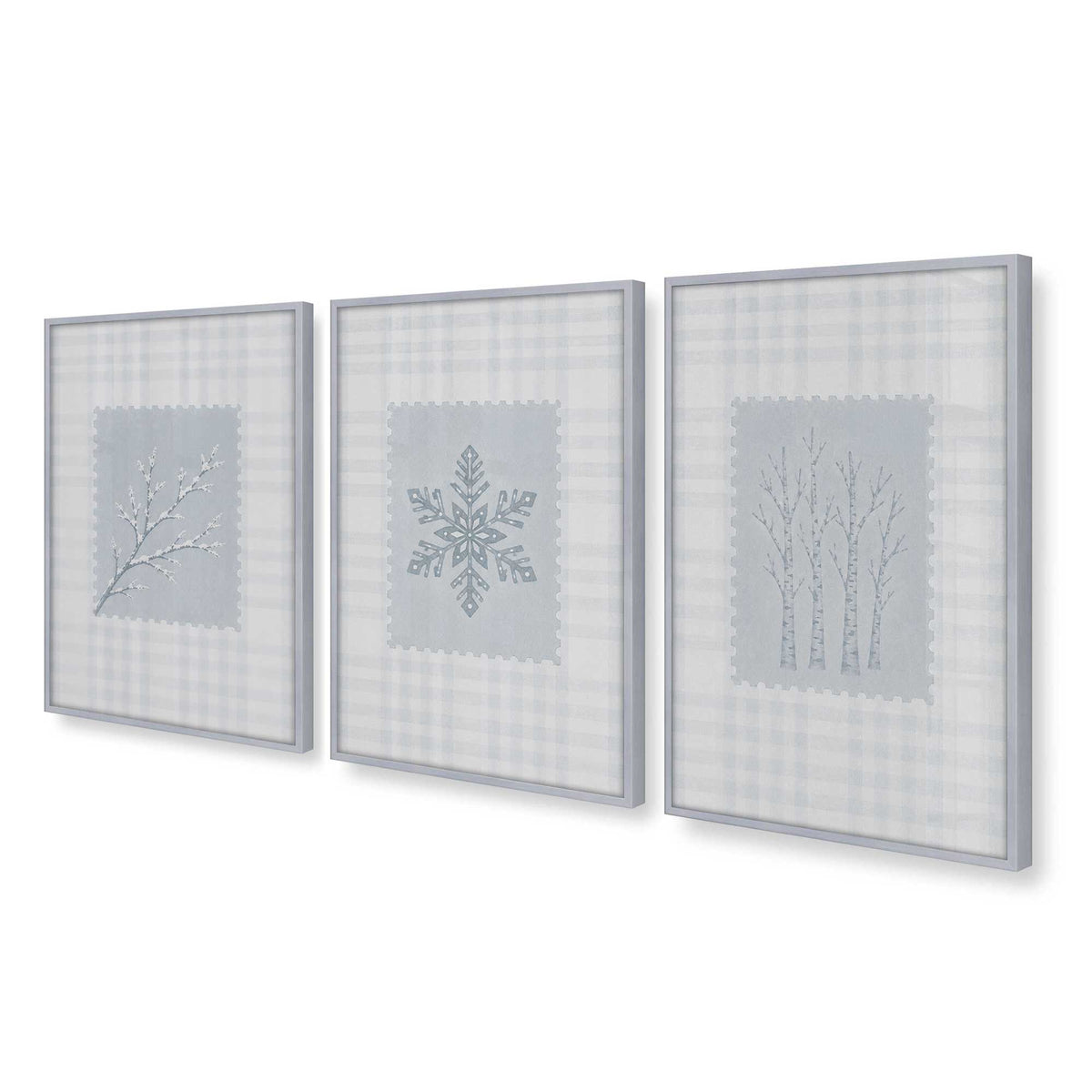 [Color:Polished Chrome], Picture of art in a Polished Chrome frame at an angle