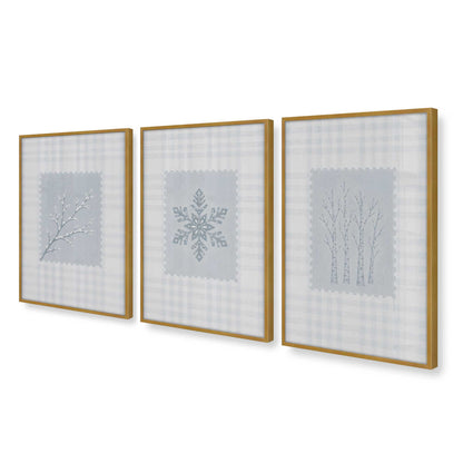 [Color:Polished Gold], Picture of art in a Polished Gold frame at an angle