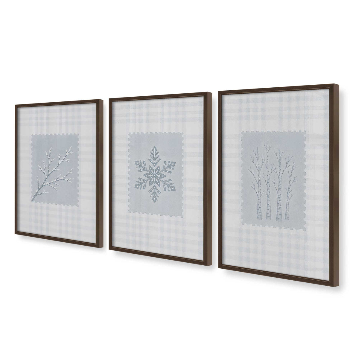 [Color:Belvinder Brown], Picture of art in a Belvinder Brown frame at an angle