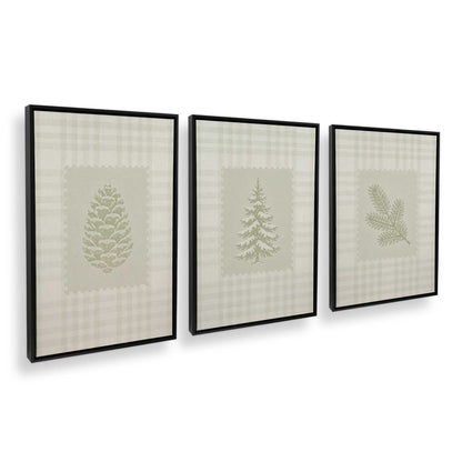 [Color:Satin Black], Picture of art in a Satin Black frame at an angle