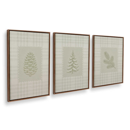[Color:Walnut], Picture of art in a Walnut frame at an angle