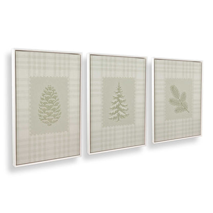 [Color:Opaque White], Picture of art in a White frame at an angle