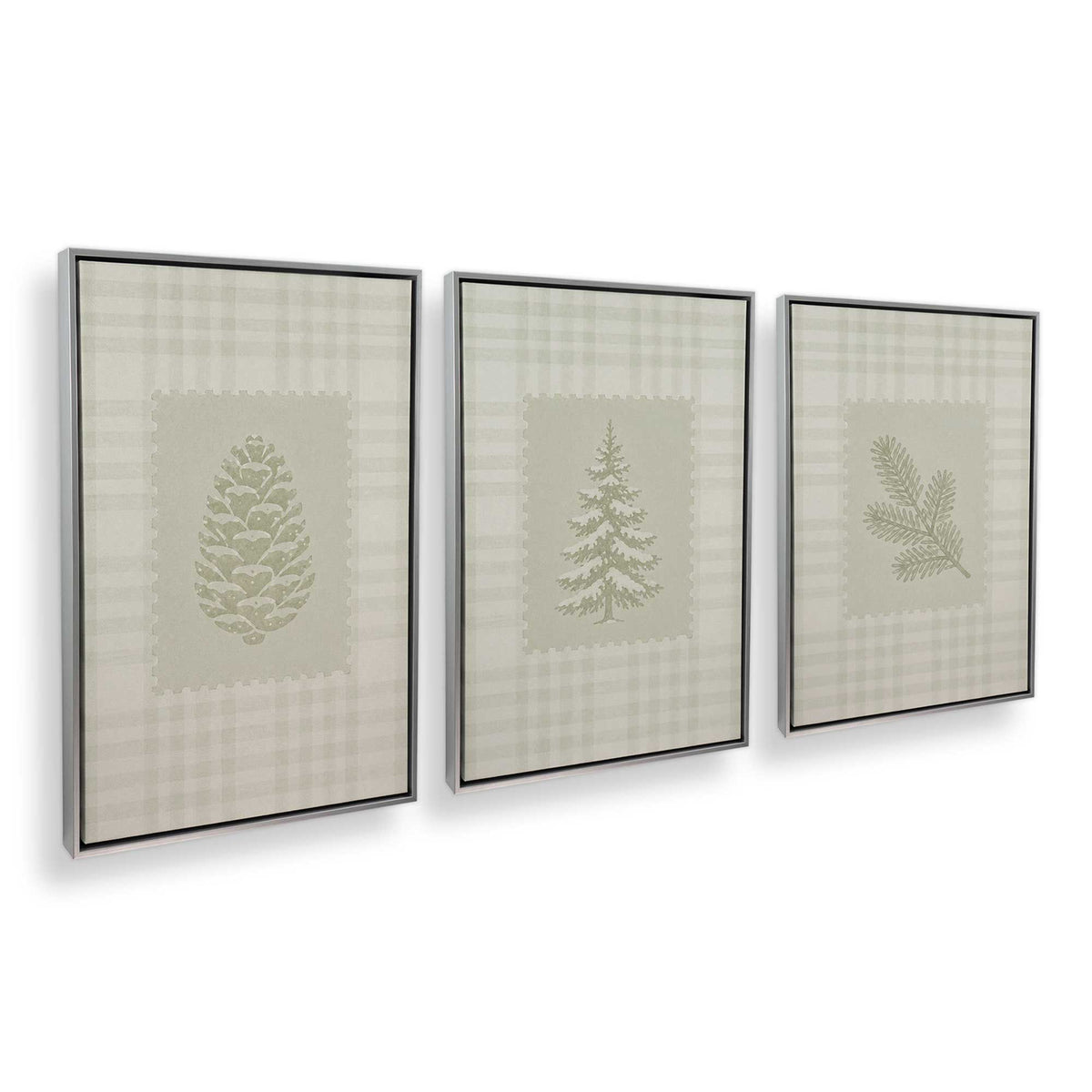 [Color:Polished Chrome], Picture of art in a Polished Chrome frame at an angle