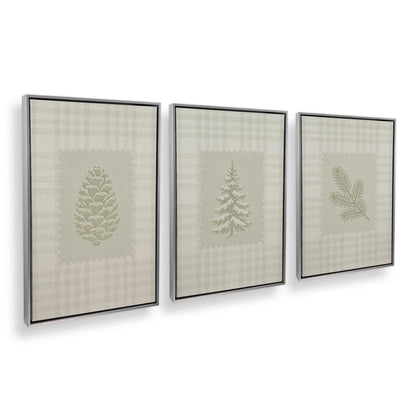 [Color:Polished Chrome], Picture of art in a Polished Chrome frame at an angle