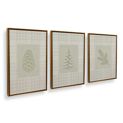 [Color:Polished Gold], Picture of art in a Polished Gold frame at an angle
