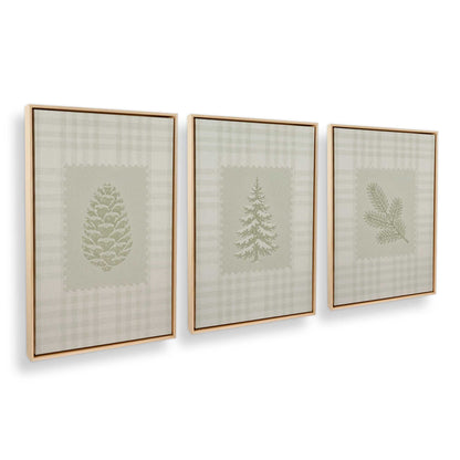 [Color:American Maple], Picture of art in an American Maple frame at an angle