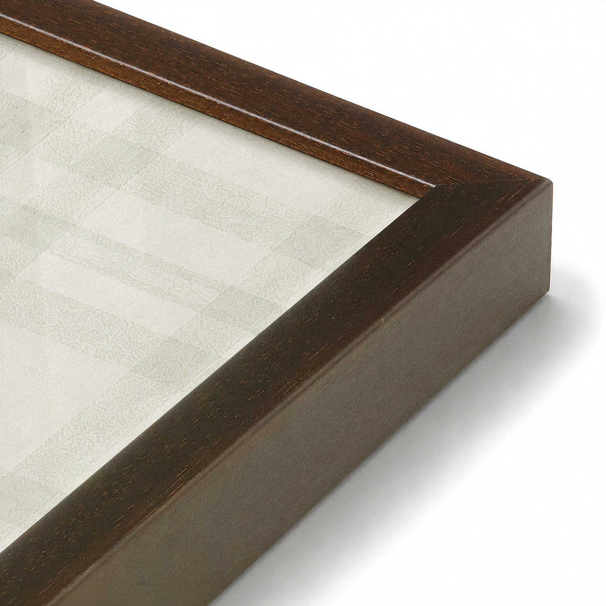 [Color:Belvinder Brown], Picture of art in a Belvinder Brown frame of the corner