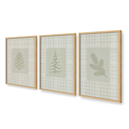 [Color:American Maple], Picture of art in an American Maple frame at an angle